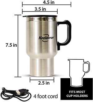 12 Volt Appliances, Vacuum Bottle Thermos at RoadTrucker